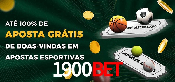 1900bet Ate 100% de Aposta Gratis